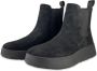 FitFlop F-Mode Suede Chelsea Laarzen suéde zwart comfortabel Microwobbleboard-zool technologie ZWART - Thumbnail 10