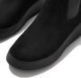 FitFlop F-Mode Suede Flatform Chelsea Boots ZWART - Thumbnail 4