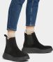 FitFlop F-Mode Suede Flatform Chelsea Boots ZWART - Thumbnail 6