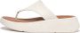 FitFlop F-Mode Leather Flatform Toe-Post Sandals BEIGE - Thumbnail 4