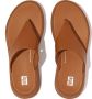 FitFlop F-Mode Leather Flatform Toe-Post Sandals BRUIN - Thumbnail 4