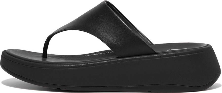 FitFlop F-mode Toe-post Sandalen Zwart Vrouw