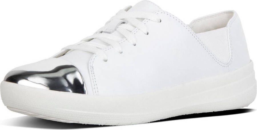 FitFlop F-Sporty Mirror-Toe Sneakers Sneaker laag gekleed Dames Wit I73-194 -Urban White Leather - Foto 5