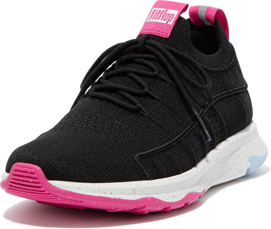 FitFlop Lace Up Sneaker Active Colour ZWART