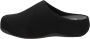 FitFlop ™ Vrouwen Harde zool Pantoffels dichte Sloffen Shuz Vilt Zwart - Thumbnail 10