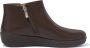 FitFlop Enkellaarzen SUMI LEATHER ANKLE BOOTS CHOCOLATE BROWN - Thumbnail 2