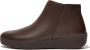 FitFlop ™ Sumi Ankle Boot Leather Chocolate Brown - Thumbnail 4