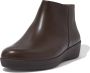 FitFlop Enkellaarzen SUMI LEATHER ANKLE BOOTS CHOCOLATE BROWN - Thumbnail 5