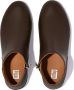 FitFlop ™ Sumi Ankle Boot Leather Chocolate Brown - Thumbnail 6
