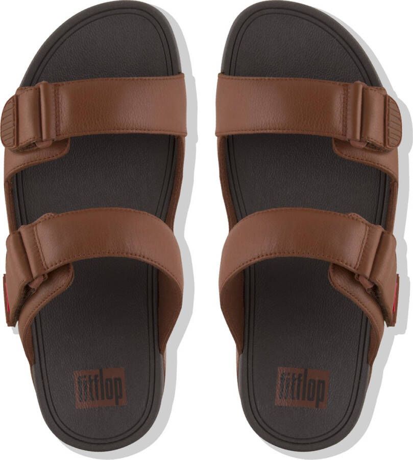 FitFlop Gogh Moc Slide In Leather Men BRUIN - Foto 2