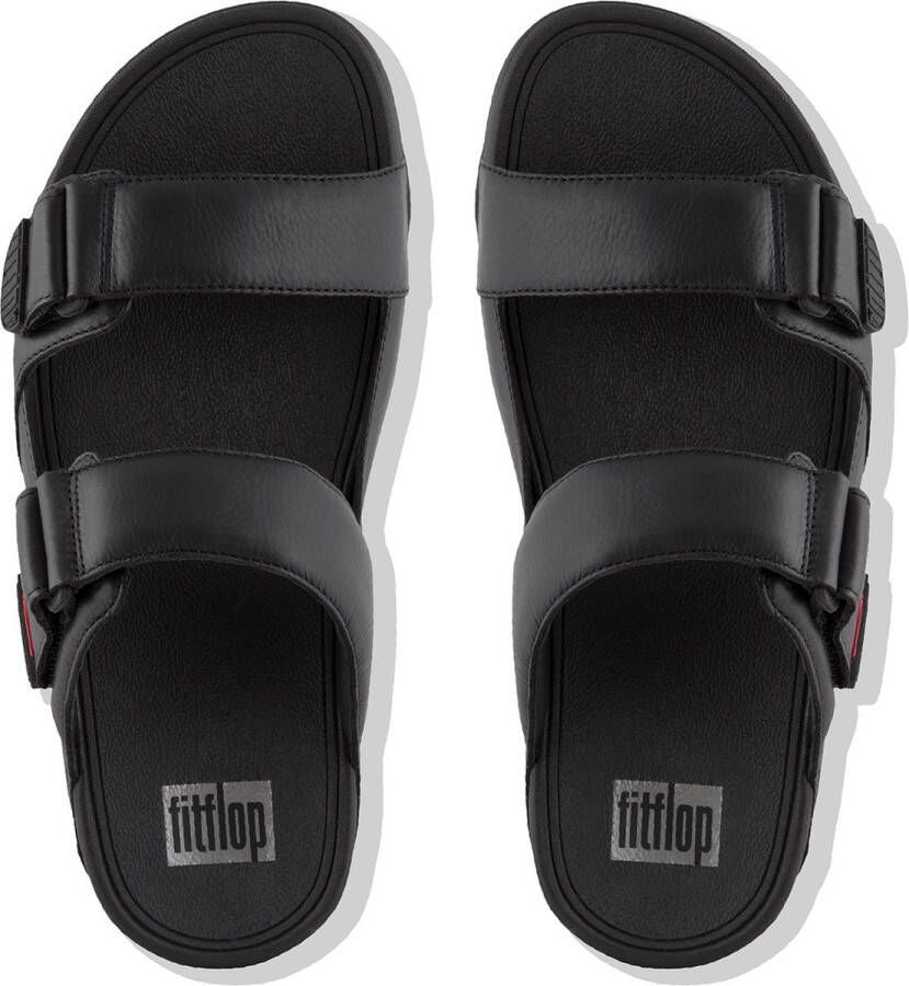 FitFlop Gogh Moc Slide In Leather Men ZWART