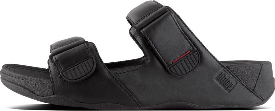 FitFlop Gogh Moc Slide In Leather Men ZWART - Foto 3