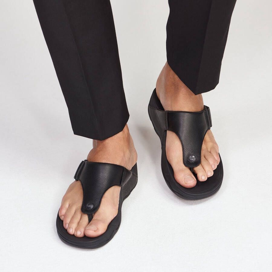 FitFlop Heren Slippers & Muilen Trakk Ii Black 279-090-070 Zwart - Foto 13