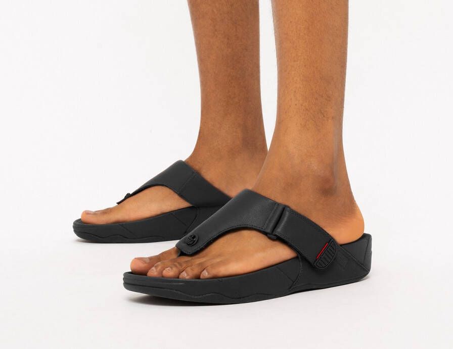 FitFlop Heren Slippers & Muilen Trakk Ii Black 279-090-070 Zwart - Foto 6