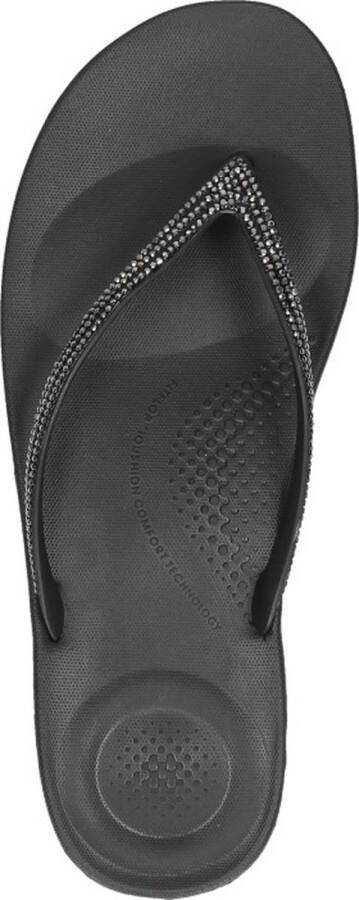 FitFlop IQUSHION Dames Slippers Zwart Sparkle