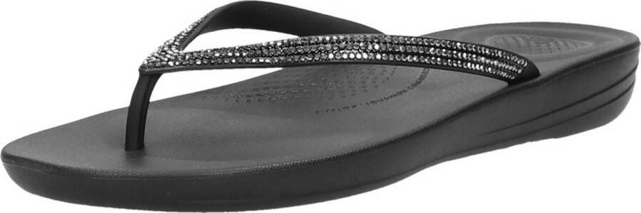 FitFlop IQUSHION Dames Slippers Zwart Sparkle