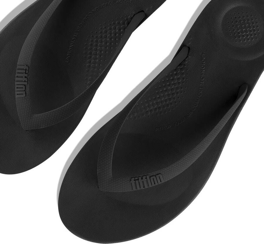 FitFlop ™ IQUSHION ERGONOMIC FLIP FLOPS Zwart - Foto 6