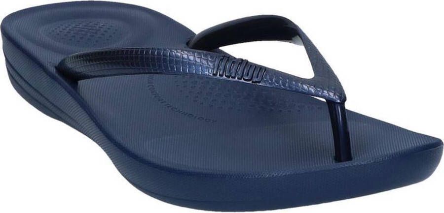 FitFlop IQushion Ergonomic Teenslippers Dames Navy