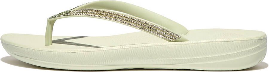 FitFlop Iqushion Ombre Sparkle Flip-Flops GROEN - Foto 2