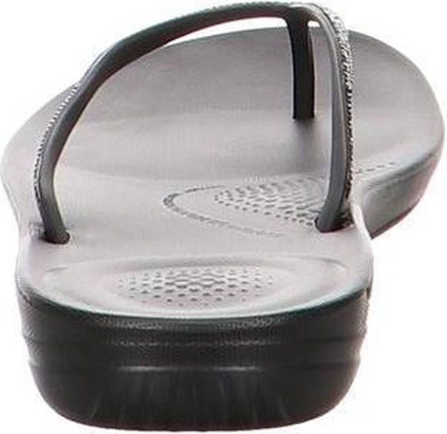 FitFlop Iqushion Sparkle teenslippers dames wit zilver