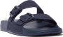 FitFlop Iqushion Two-bar Buckle Slides Blauw Vrouw - Thumbnail 2