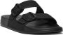 FitFlop Iqushion Two-bar Buckle Slides Zwart Vrouw - Thumbnail 5