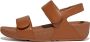 FitFlop Lulu Adjustable Leather Back-Strap Sandals BRUIN - Thumbnail 6