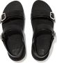 FitFlop Verstelbare leren sandalen met achterband Black Dames - Thumbnail 3