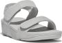 FitFlop Dames schoenen Lulu Adjustable Shimmerlux Back-Strap Sandals Zilver - Thumbnail 3