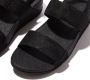 FitFlop Lulu Adjustable Shimmerlux B-st Sandalen Zwart Vrouw - Thumbnail 3