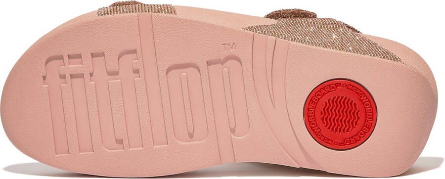 FitFlop Lulu Adjustable Shimmerlux Back-Strap Sandals ROZE