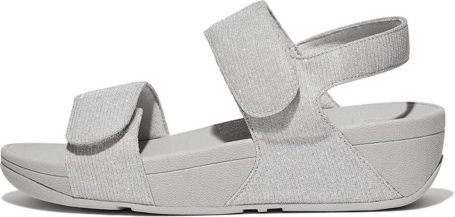 FitFlop Lulu Adjustable Shimmerlux Back-Strap Sandals ZILVER