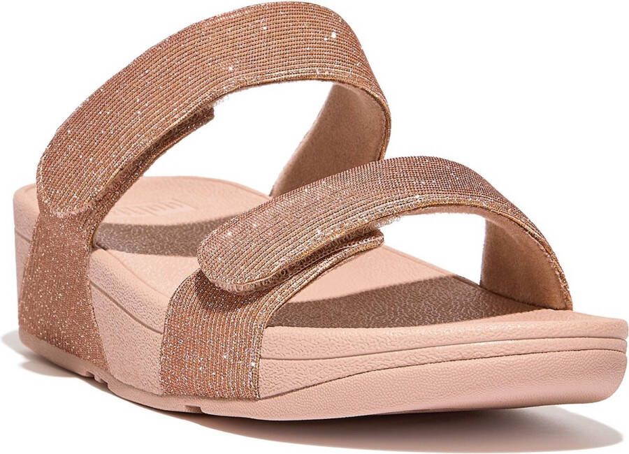 FitFlop Lulu Adjustable Shimmerlux Sandalen Roze Vrouw - Foto 5