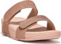 FitFlop Lulu Adjustable Shimmerlux Sandalen Roze Vrouw - Thumbnail 5