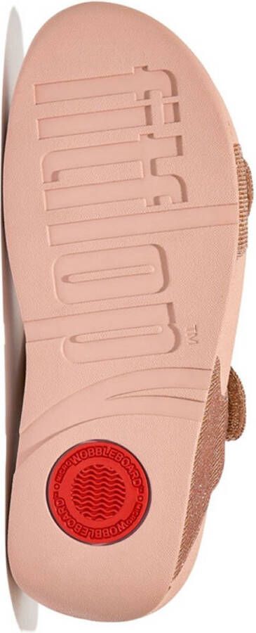 FitFlop Lulu Adjustable Shimmerlux Sandalen Roze Vrouw