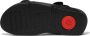 FitFlop Lulu Adjustable Shimmerlux Slides Dames Slippers All Black - Thumbnail 9
