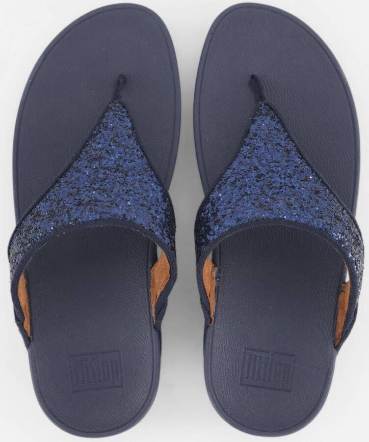 FitFlop Lulu Glitter Dames Slippers Blauw