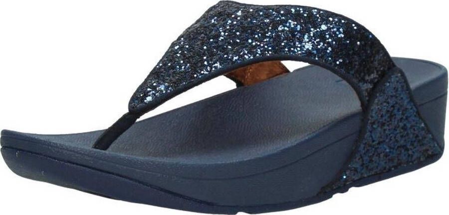FitFlop Lulu Glitter Dames Slippers Blauw