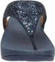 FITFLOP Teenslippers Dames Lulu Glitter Toe-post Maat: 41 Materiaal: Leer Kleur: Blauw - Thumbnail 14