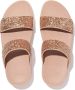 FitFlop Lulu Slide Glitter Sandalen roze - Thumbnail 2