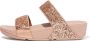 FitFlop Lulu Glitter Slides Slippers ROZE Dames - Thumbnail 3