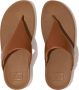 FitFlop Lulu Leather Slippers Bruin Vrouw - Thumbnail 12