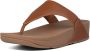 FitFlop Lulu Leather Slippers Bruin Vrouw - Thumbnail 15