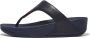 FitFlop Lulu Leather Toepost Slippers Blauw Vrouw - Thumbnail 2