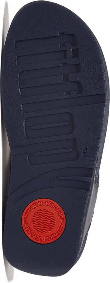 FitFlop Lulu Leather Toepost BLAUW