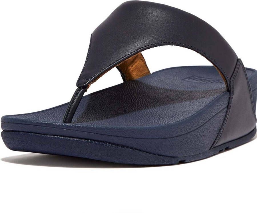 FitFlop Leder Microwobbleboard-zool technologie BLAUW - Foto 4