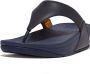 FitFlop Leder Microwobbleboard-zool technologie BLAUW - Thumbnail 8