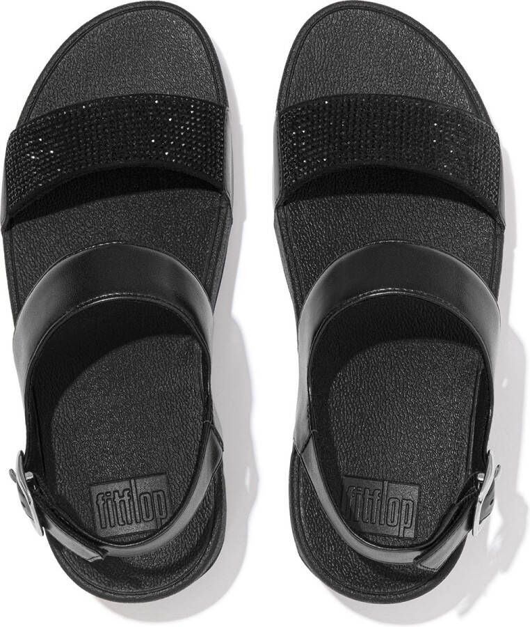 FitFlop Lulu Crystal Back-strap Sandalen Zwart Vrouw - Foto 3