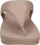 FitFlop Lulu Shimmer dames slipper Beige - Thumbnail 7