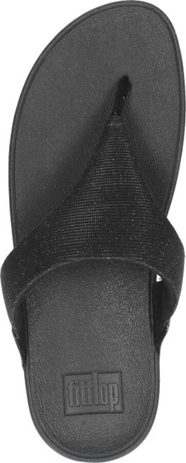Fitflop Teenslippers LULU SHIMMERLUX TOE-POST SANDALS sleehak zomerschoen slippers in glanzende look - Foto 13